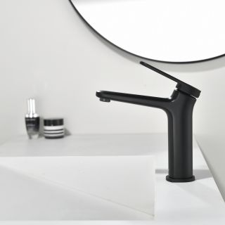 Смеситель для раковины Black&White Gravity 7109MB чёрный матовый